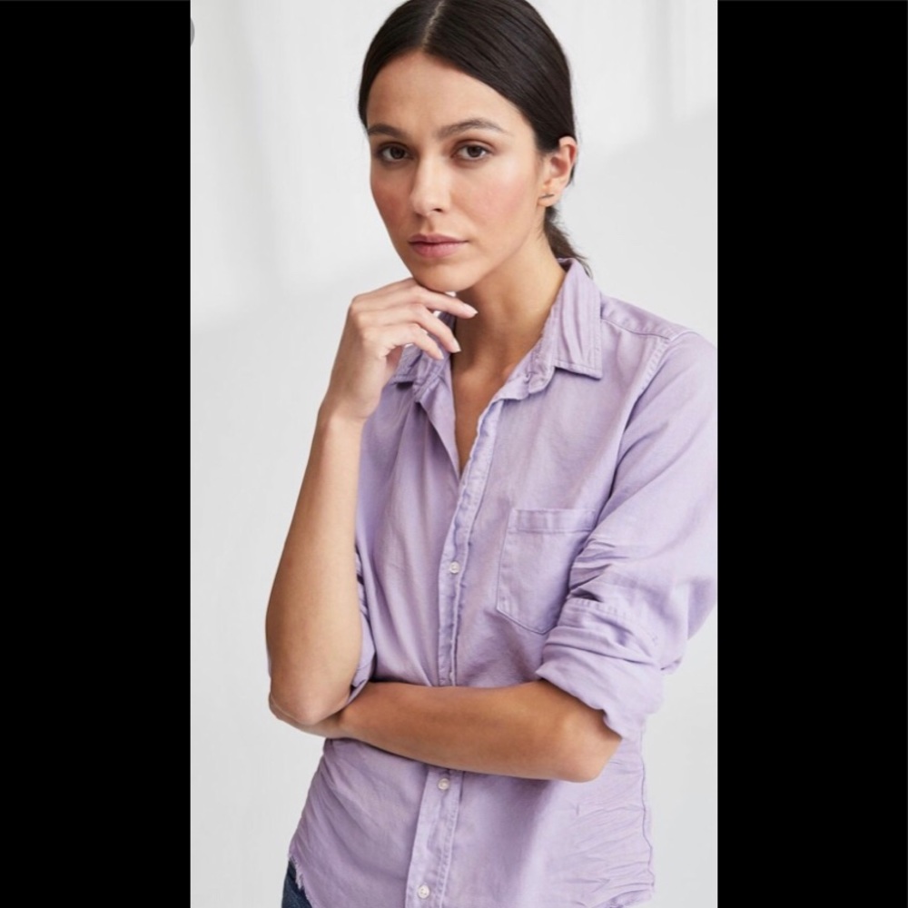 Frank & Eileen Barry Button Down Orchid Color
